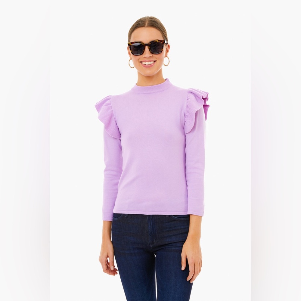 Tuckernuck Pomander Place Ruffle Sweater